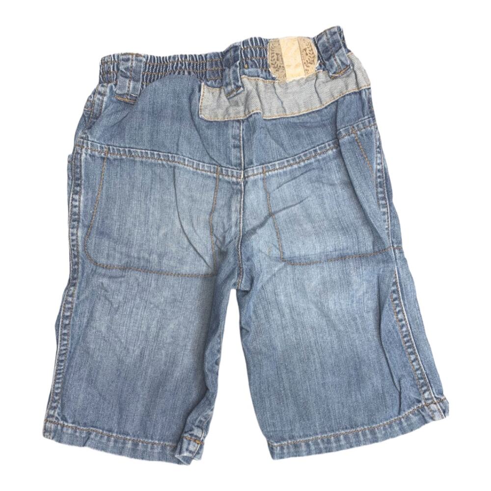 IKKS pull on elastic waist denim jeans 100% cotton size 4 - Picture 2 of 5